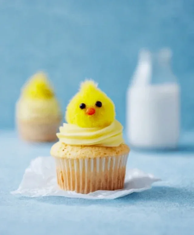 Easter Chick Cupcakes