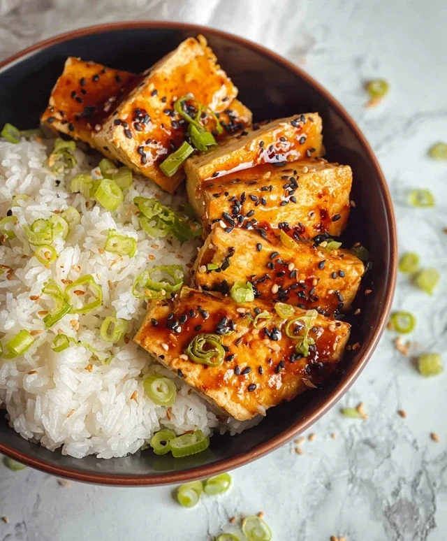 Honey Garlic Tofu