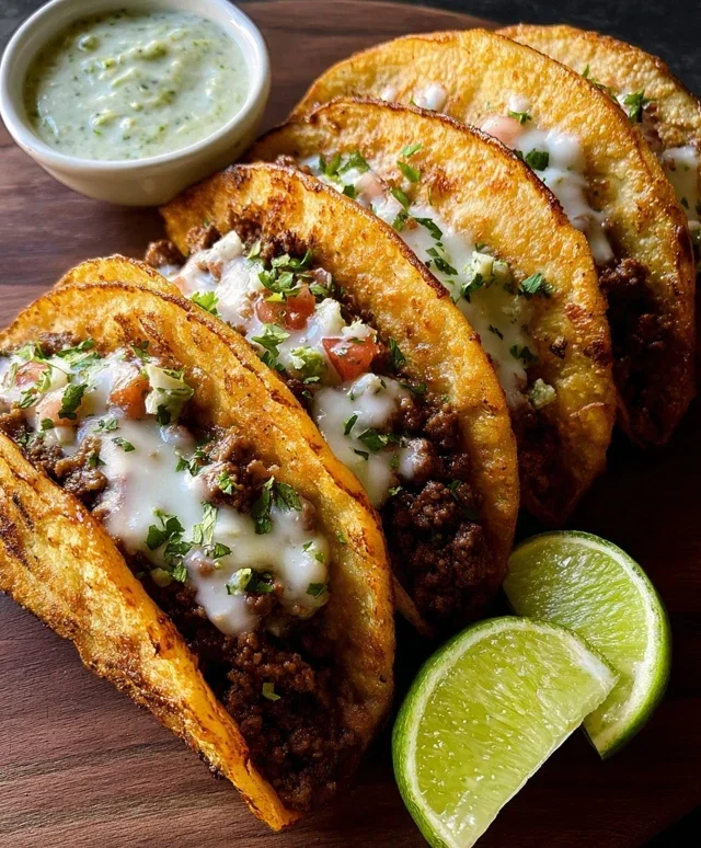 Crispy Ground Beef Tacos