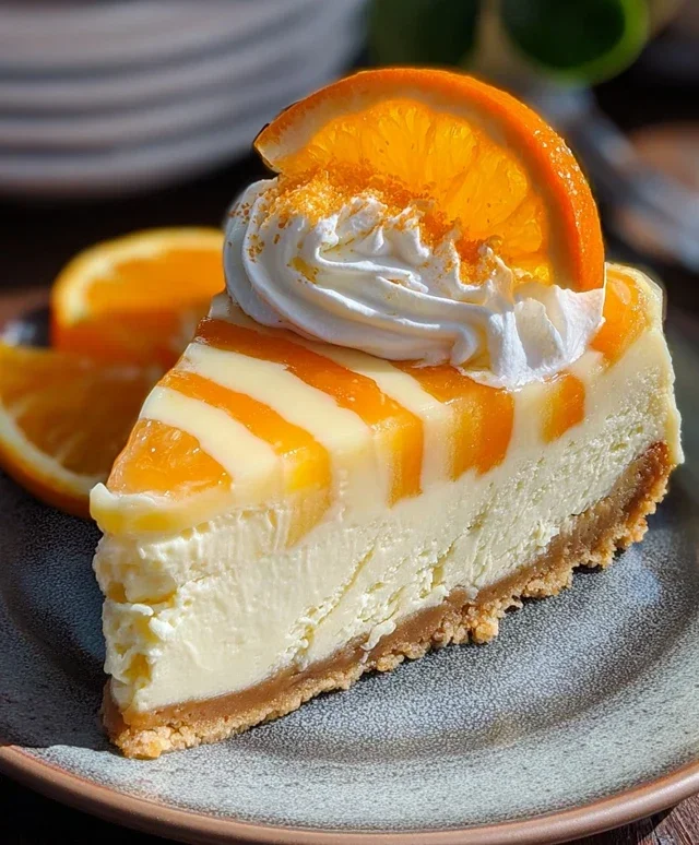 Orange Creamsicle Cheesecake