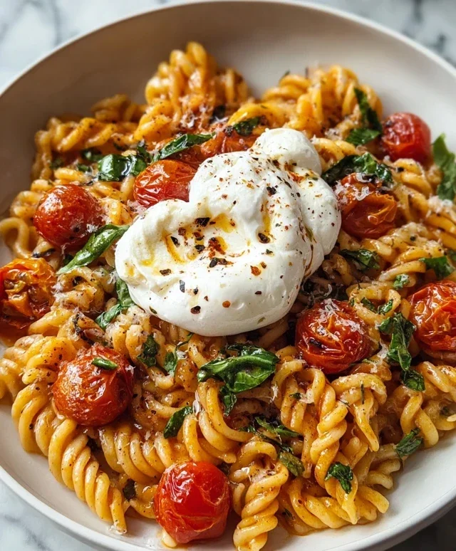 Burst Tomato Burrata Pasta