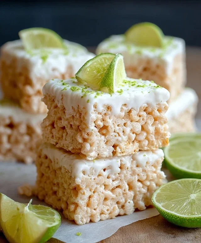 Key Lime Pie Rice Treats