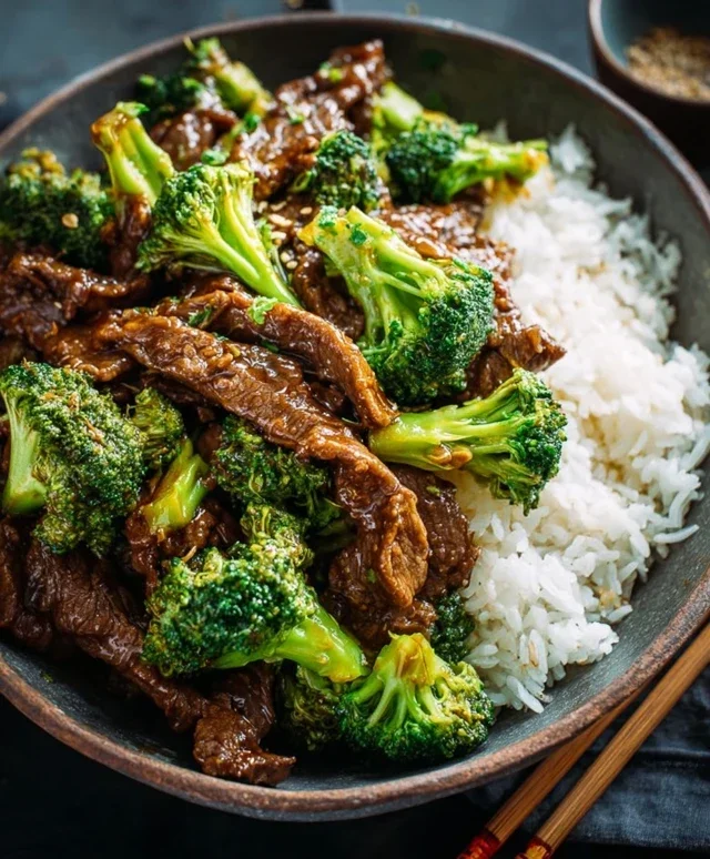 Chinese Beef and Broccoli (牛肉炒西兰花)