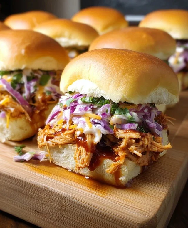BBQ Chicken Sliders