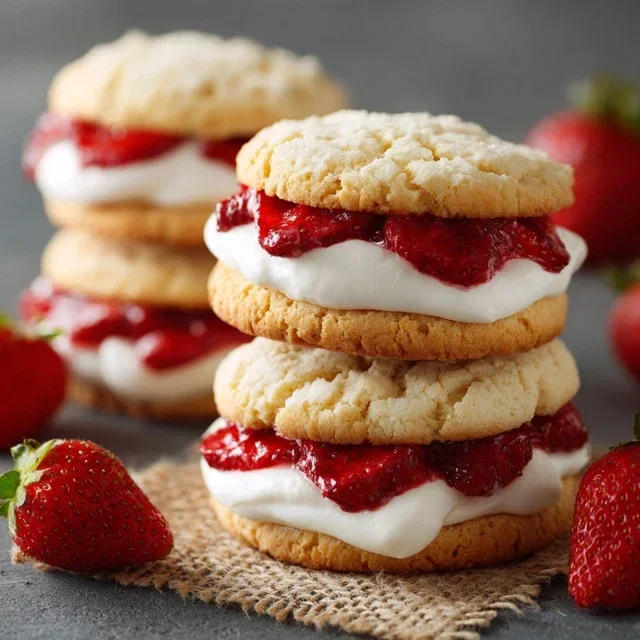 Strawberry Shortcake Cookies
