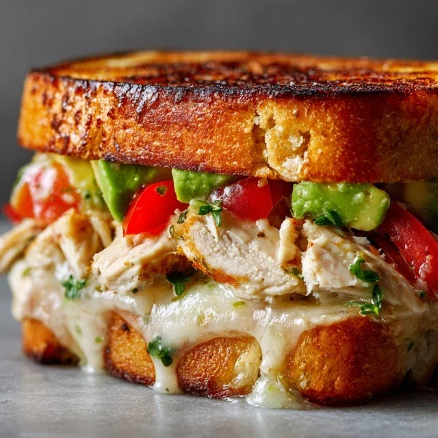 Chicken Avocado Melt Sandwich