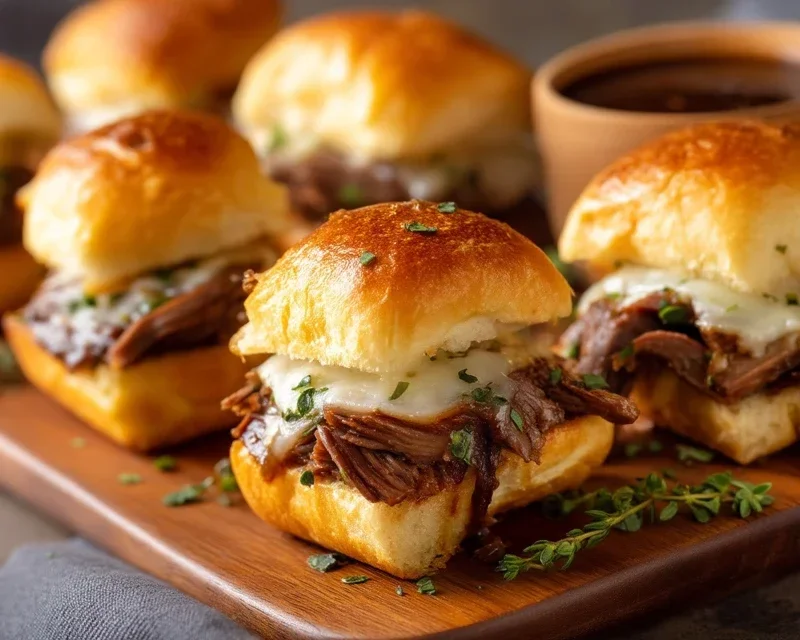 Easy French Dip Sliders Recipe