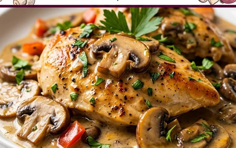 Creamy Mushroom Chicken Recipe