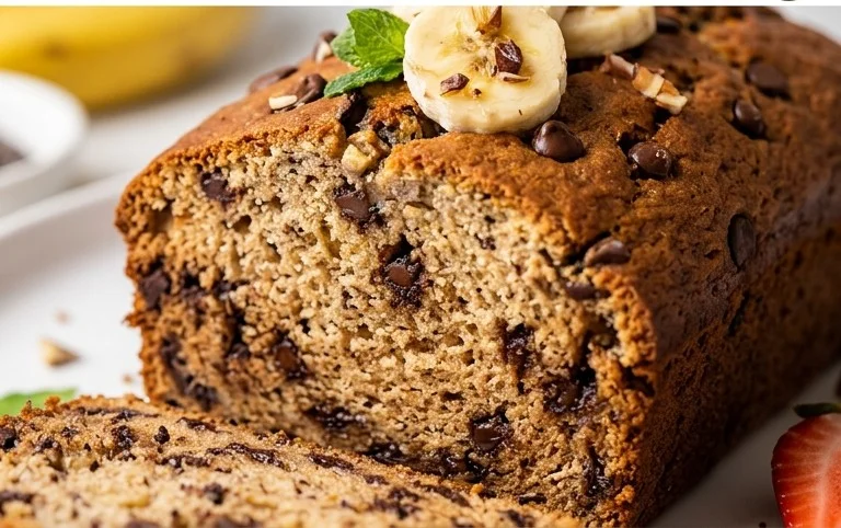 Easy Chocolate Chip Banana Bread