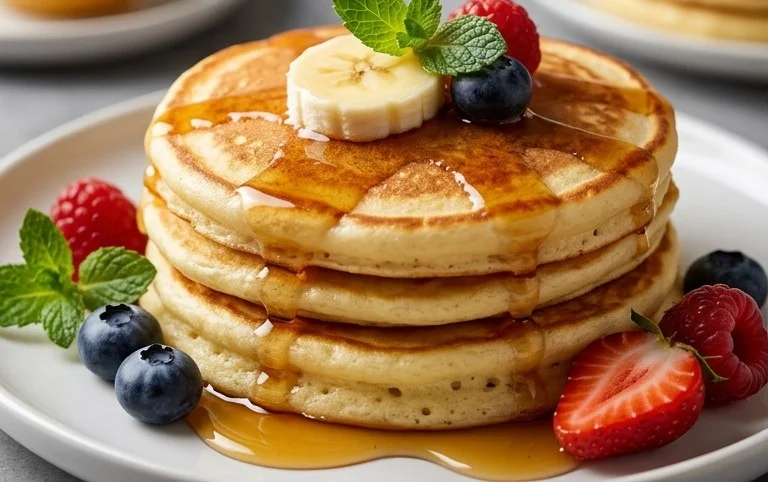 Fluffy Japanese Soufflé Pancakes