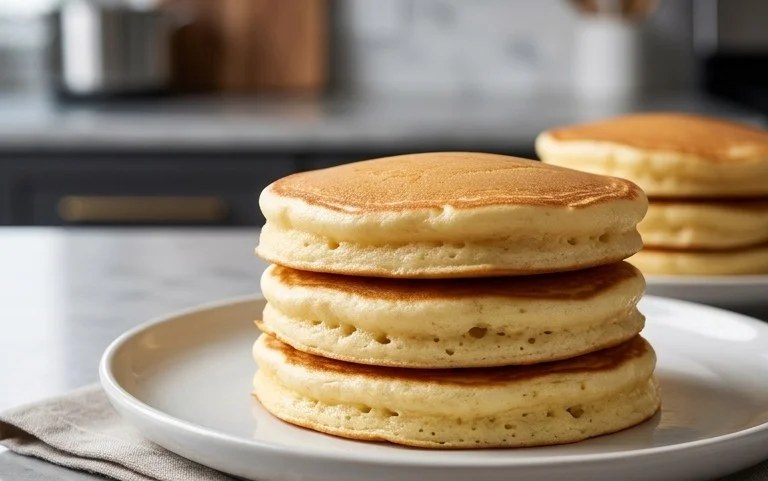 Fluffy Japanese Soufflé Pancakes