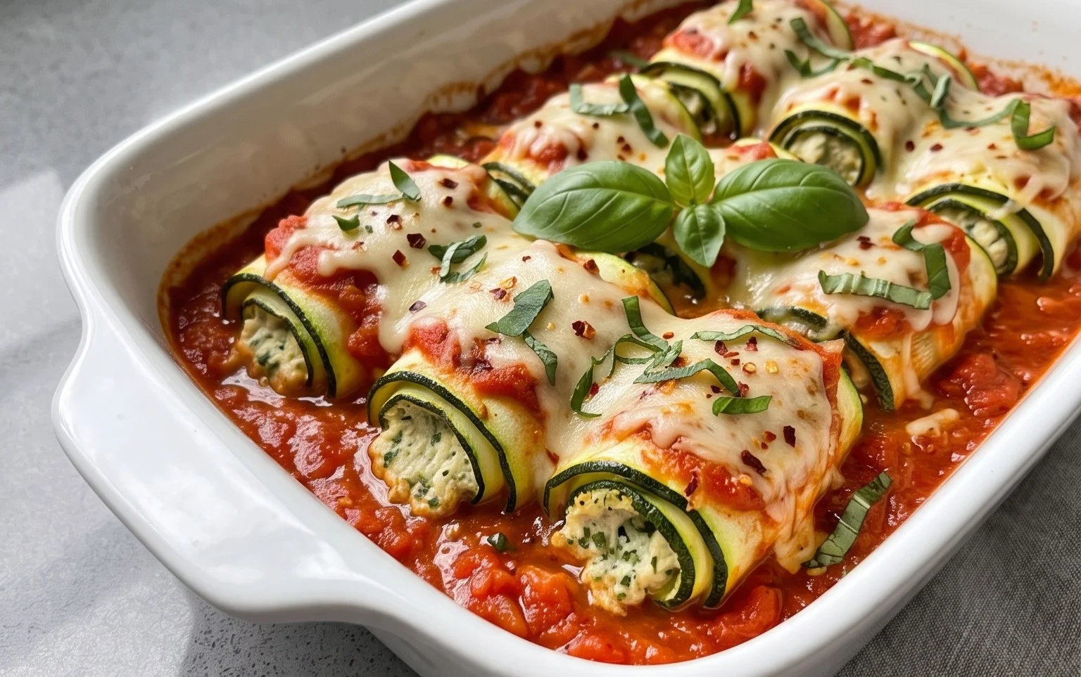 Vegan Zucchini Rollatini