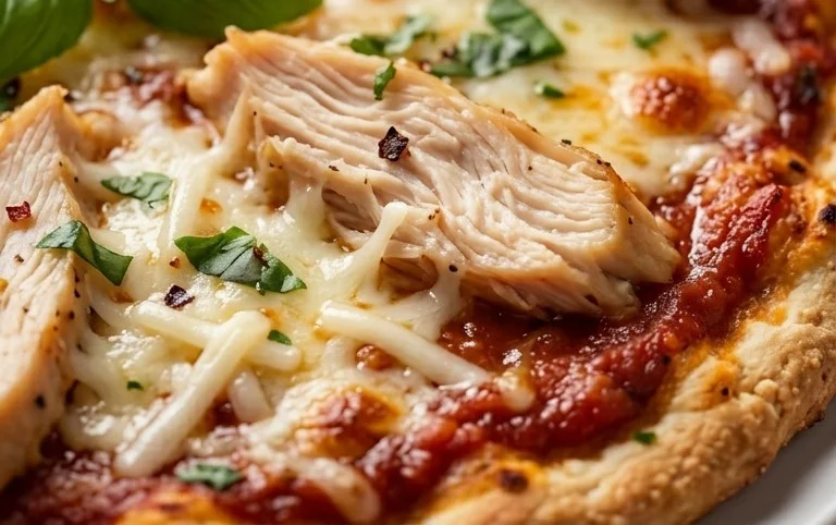 Chicken Crust Pizza (Low Carb + High Protein