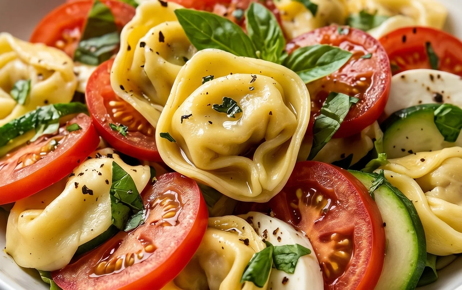 Tortellini Caprese Salad