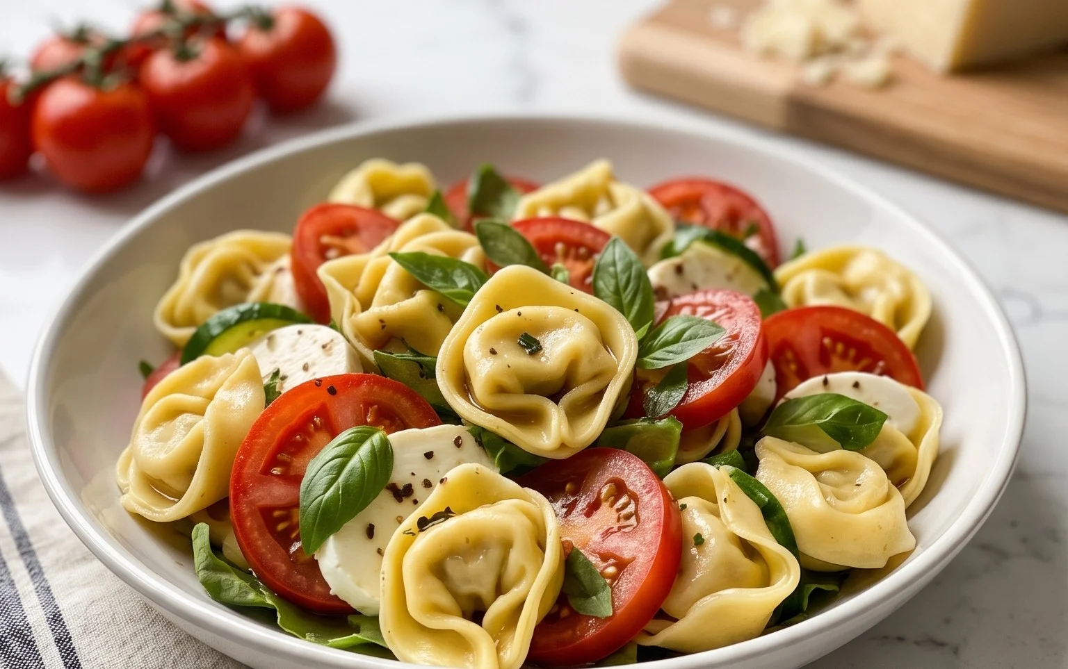 Tortellini Caprese Salad