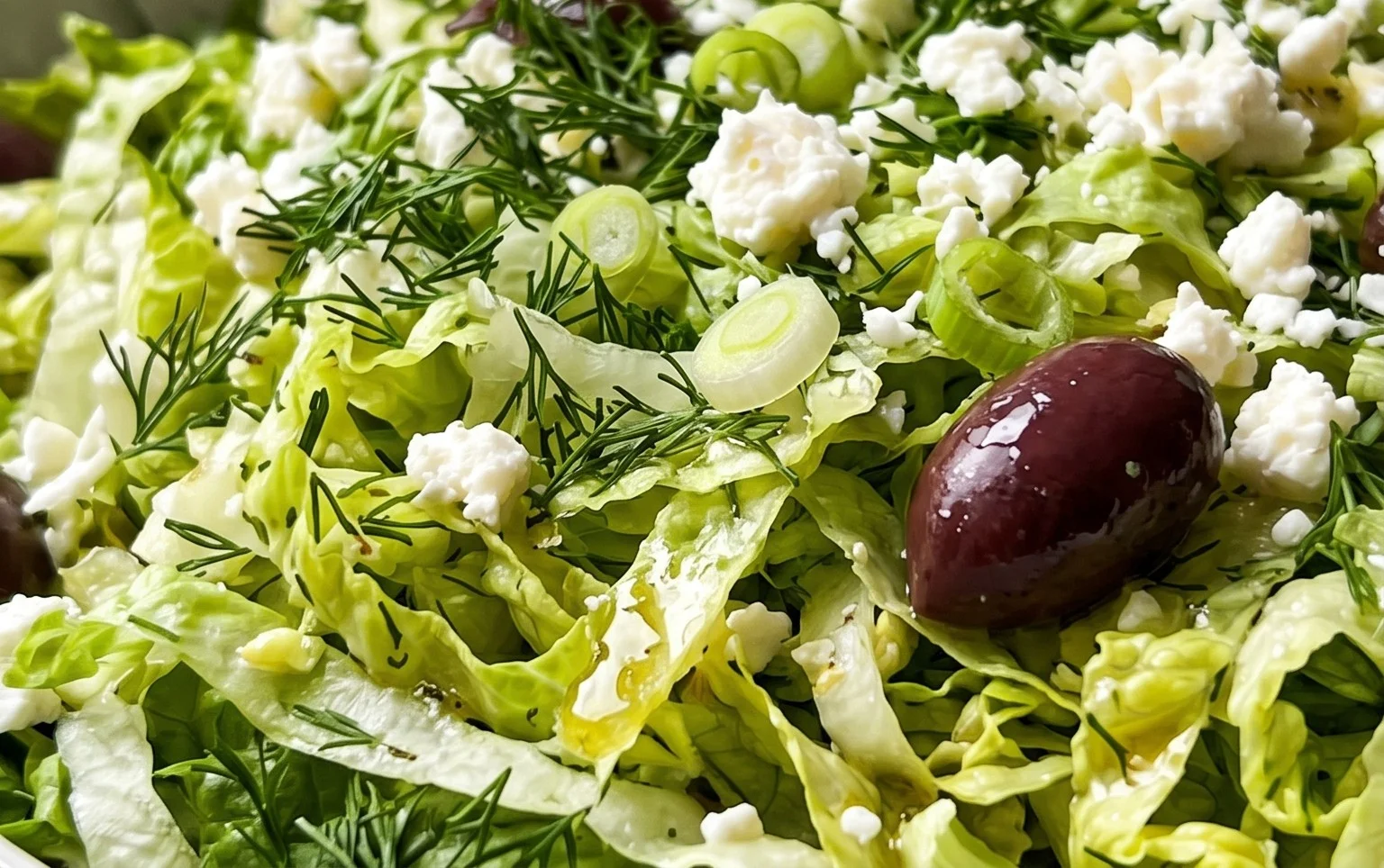 Maroulosalata (Greek Lettuce Salad)