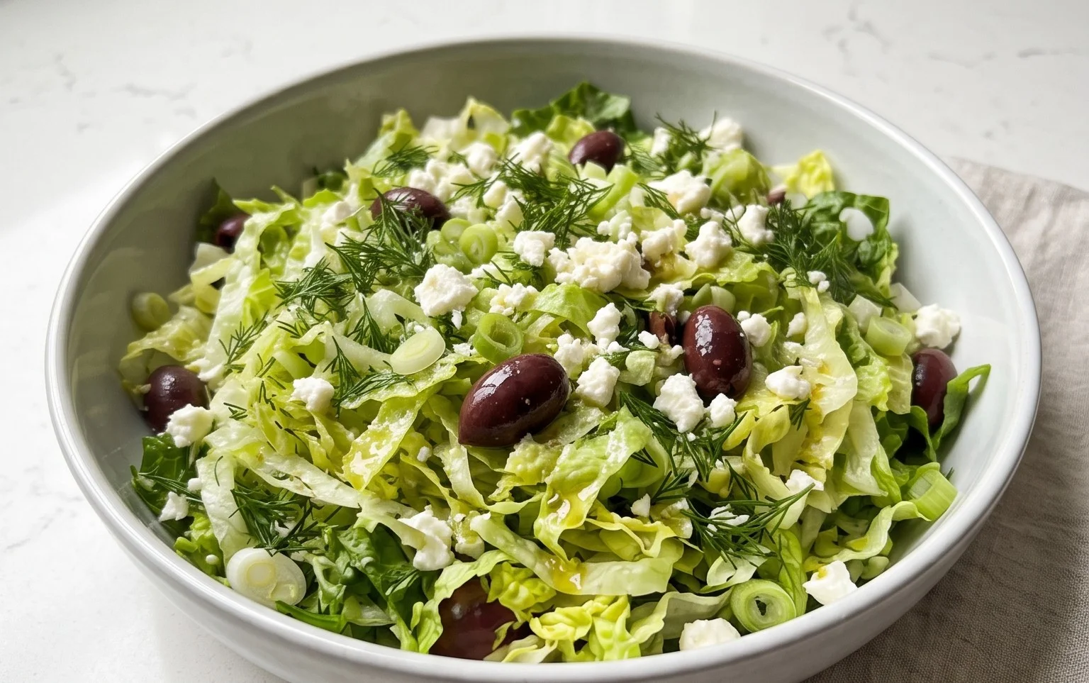 Maroulosalata (Greek Lettuce Salad)