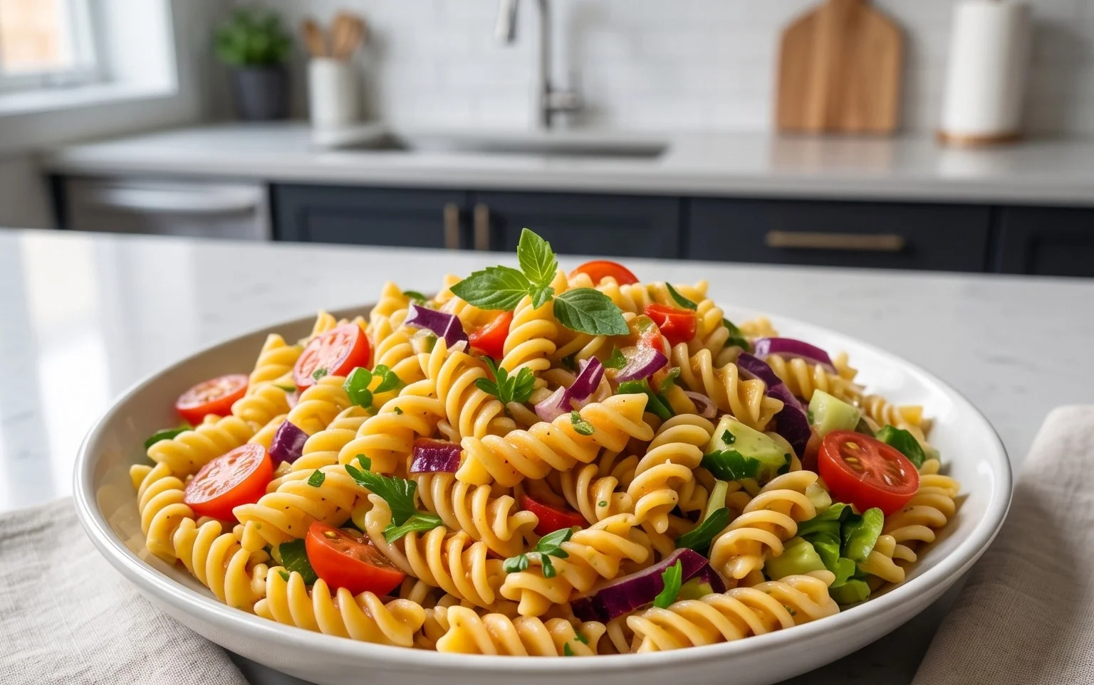 French Dressing Pasta Salad