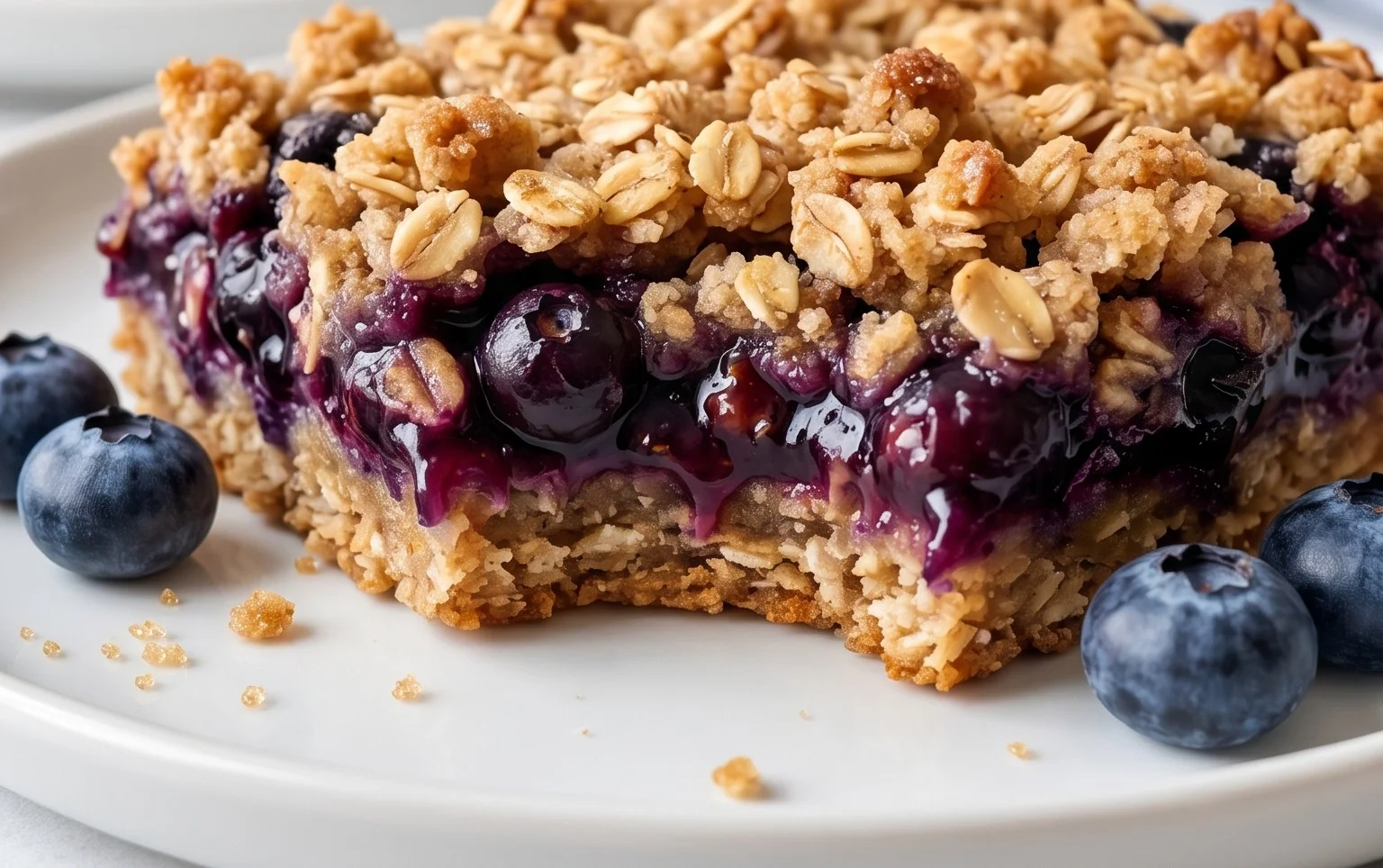 Blueberry Oatmeal Bars