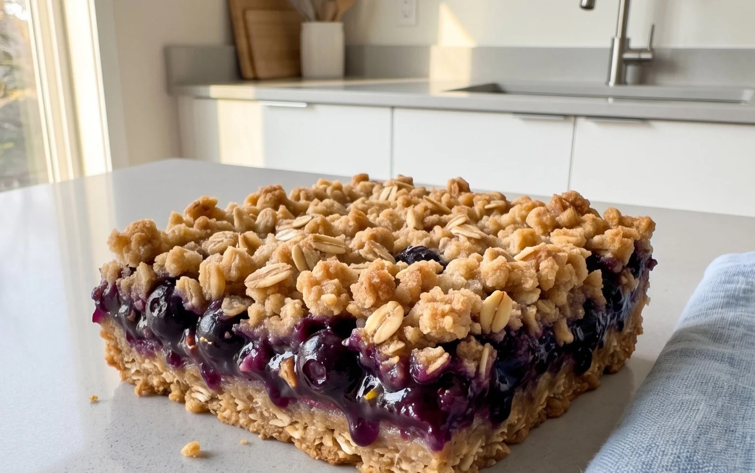 Blueberry Oatmeal Bars