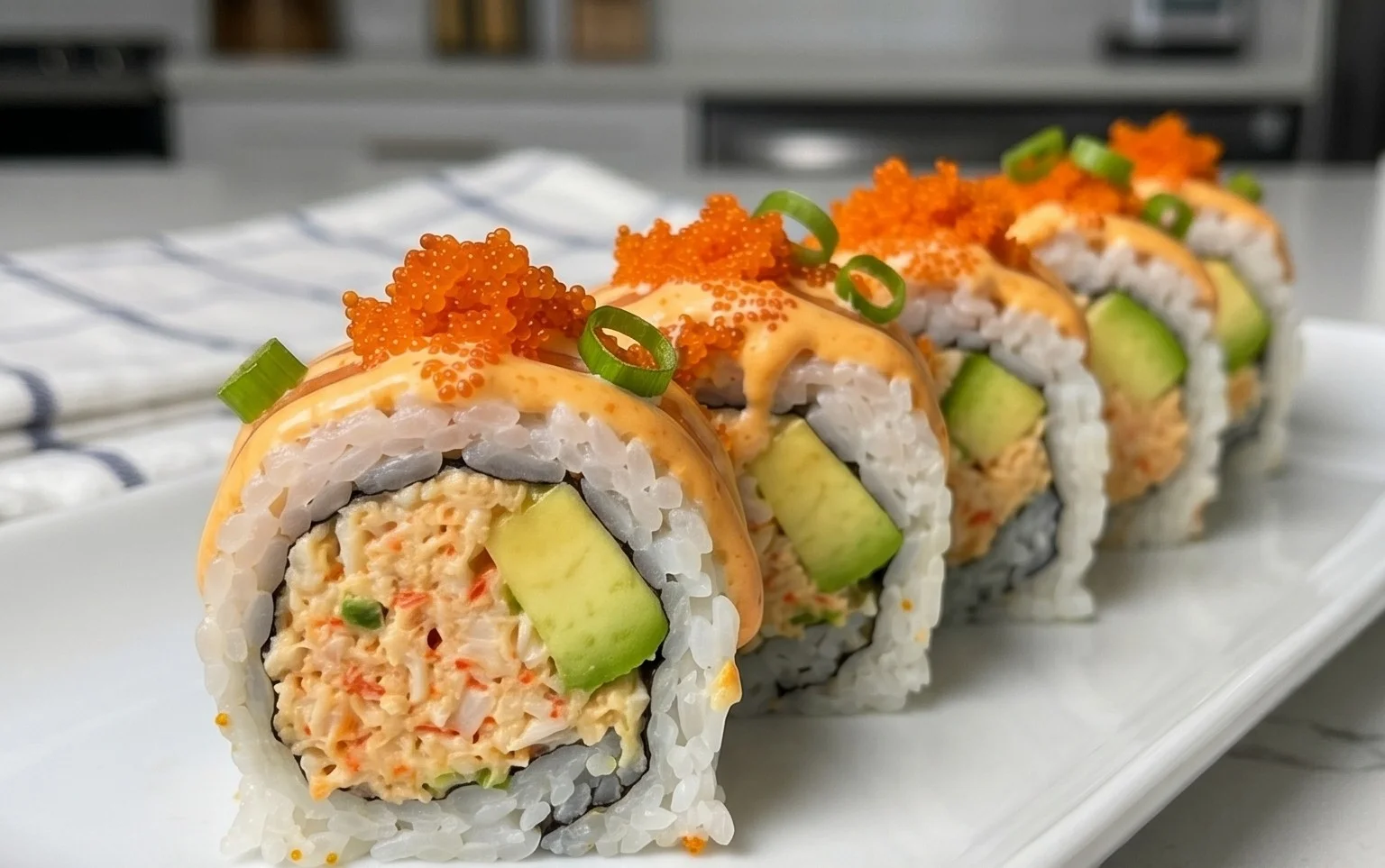 Kani Sushi (Spicy Crab Roll)