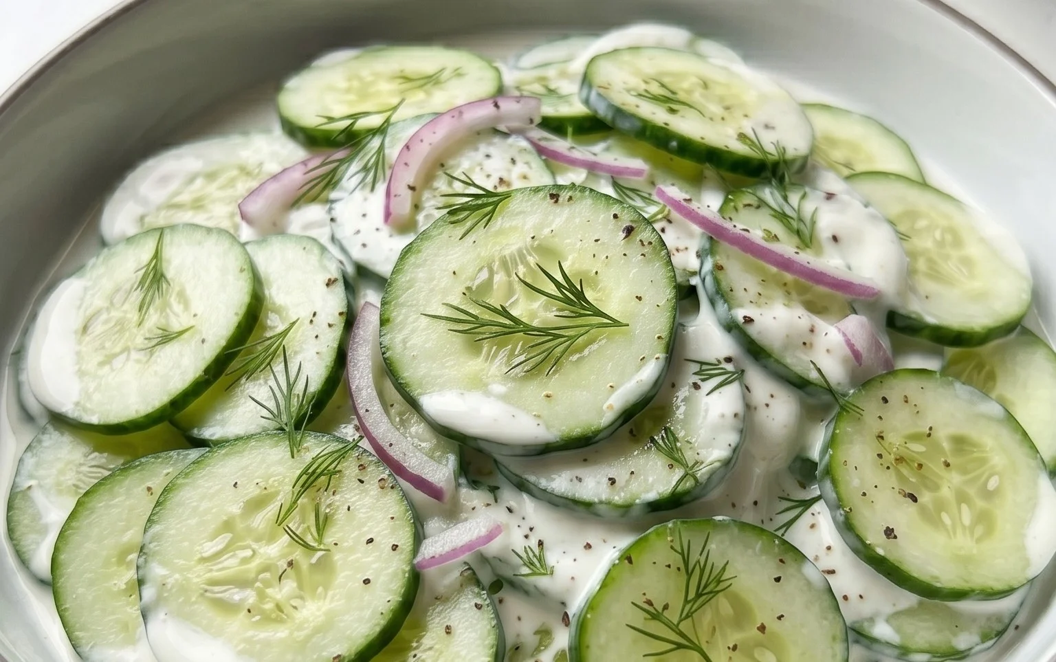 Polish Cucumber Salad