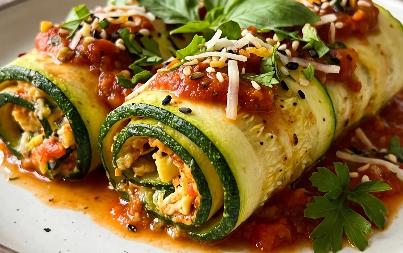Vegan Zucchini Rollatini