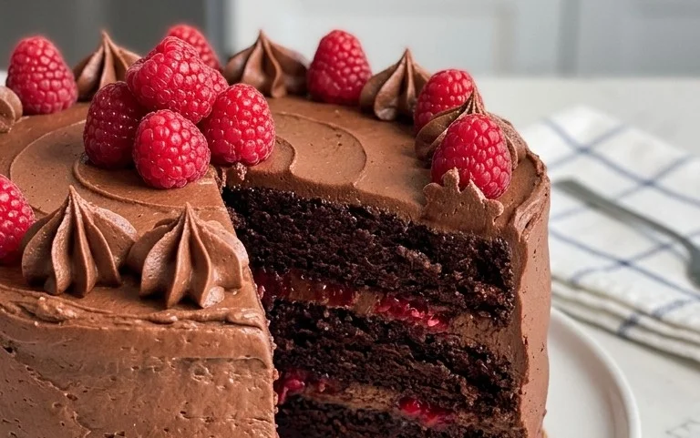 Chocolate Raspberry Cake