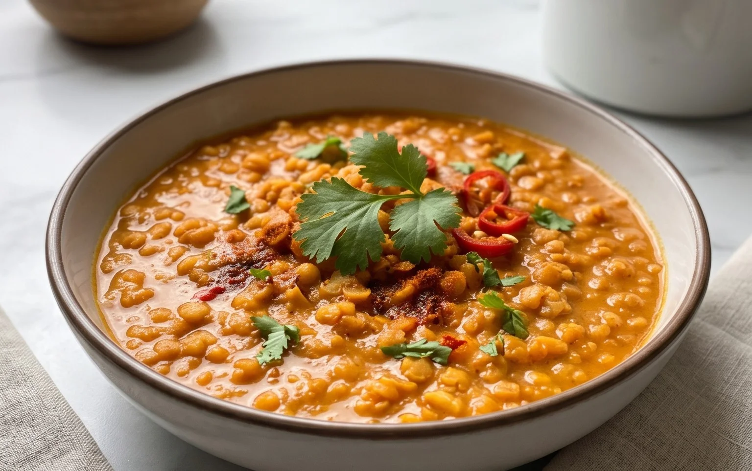 Spicy Red Lentil Curry