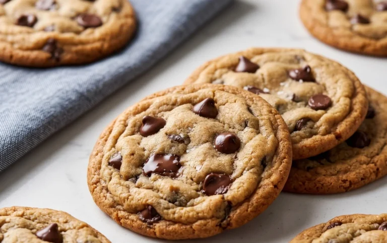 Crispy and Chewy Chocolate Chip Cookies