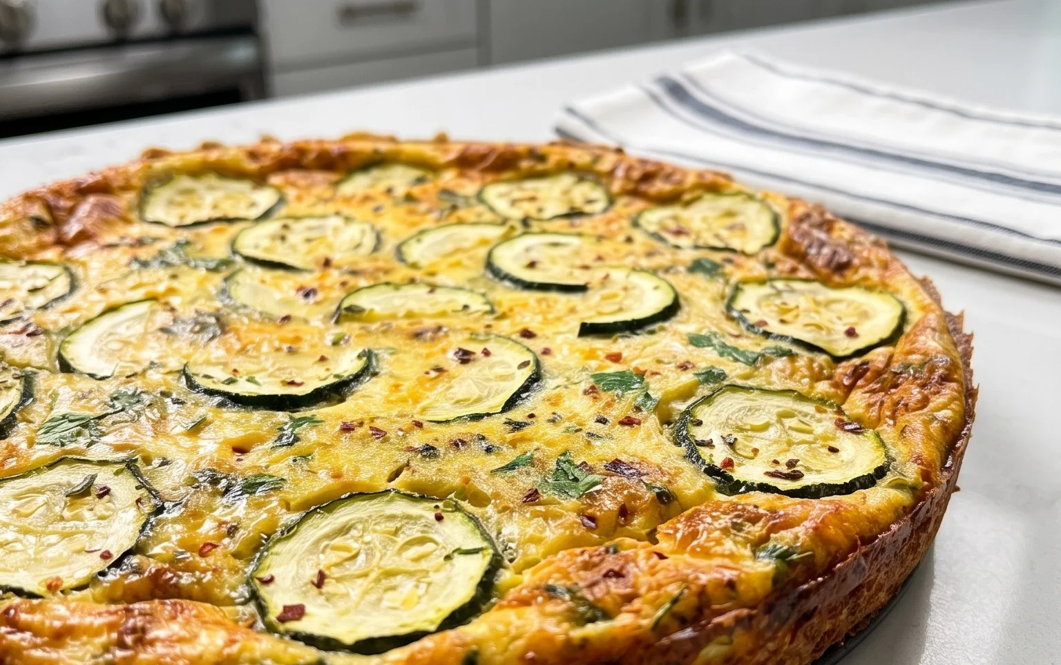 Crustless Zucchini Quiche Recipe