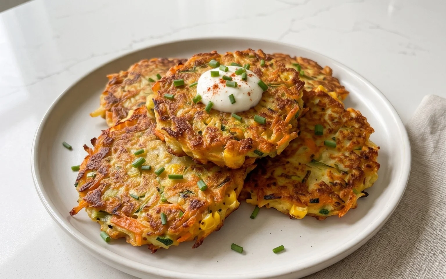 Vegetable Potato Fritters