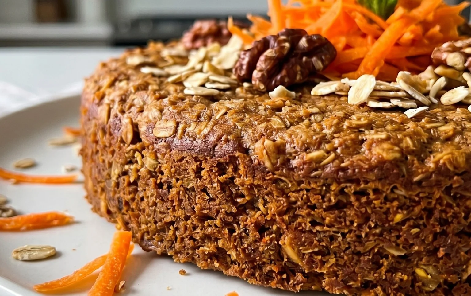 Easy Flourless Oatmeal Carrot Cake Recipe