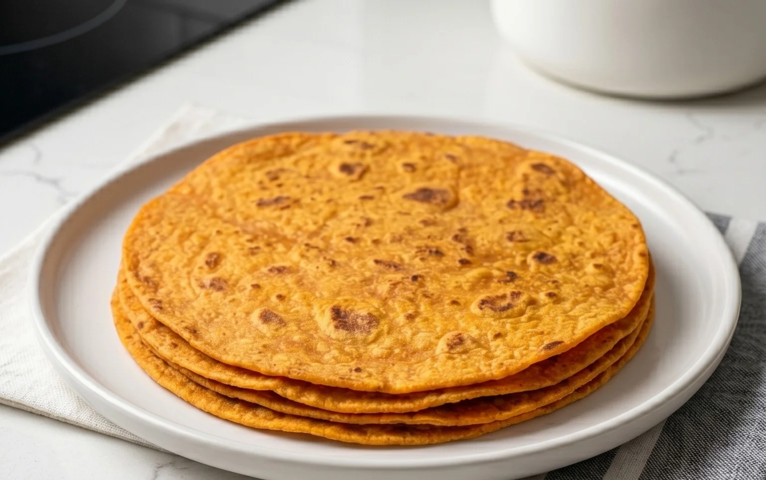 Sweet Potato Tortillas (Gluten-Free Vegan Wraps)