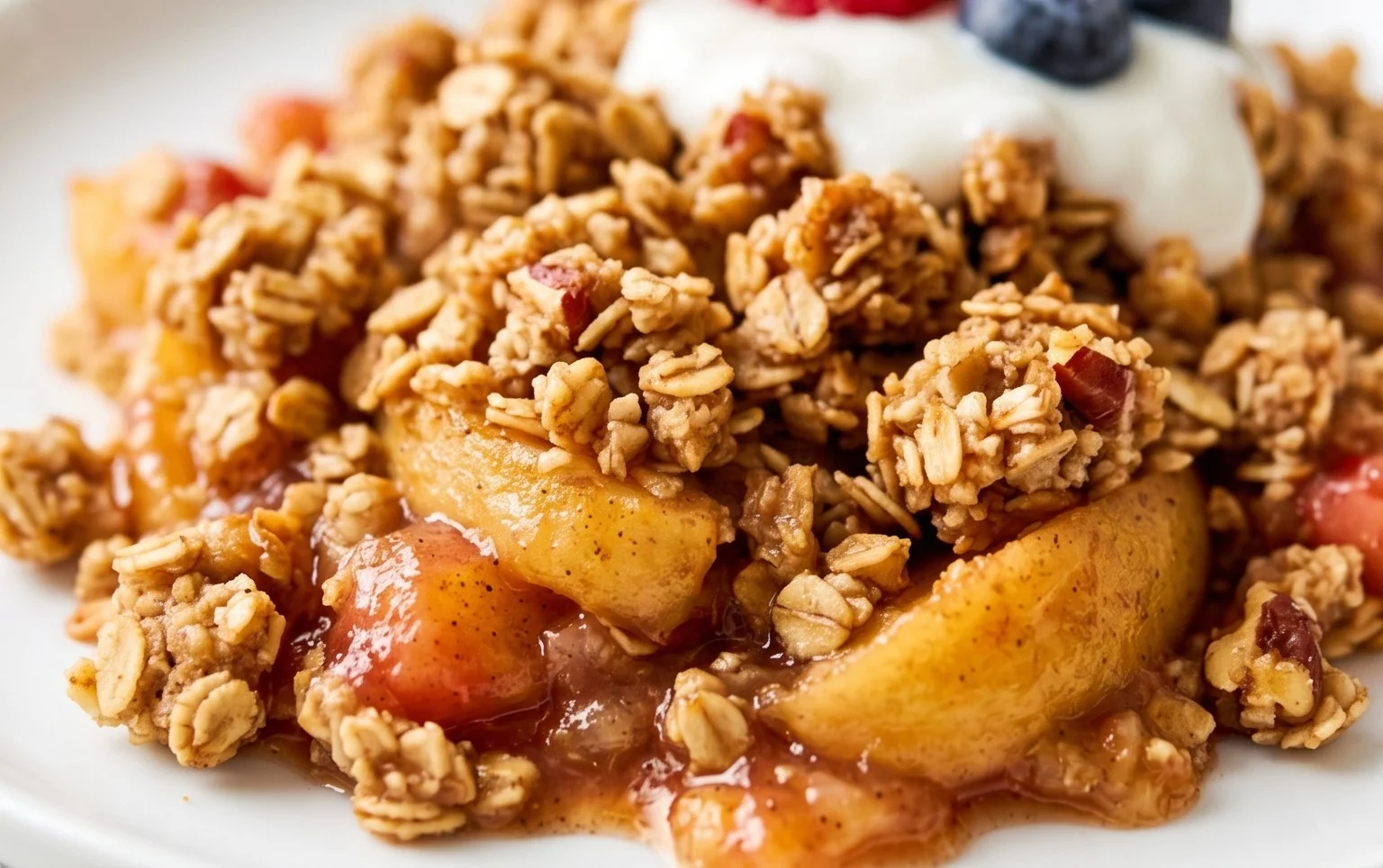 Healthy Breakfast Apple Crum extractble
