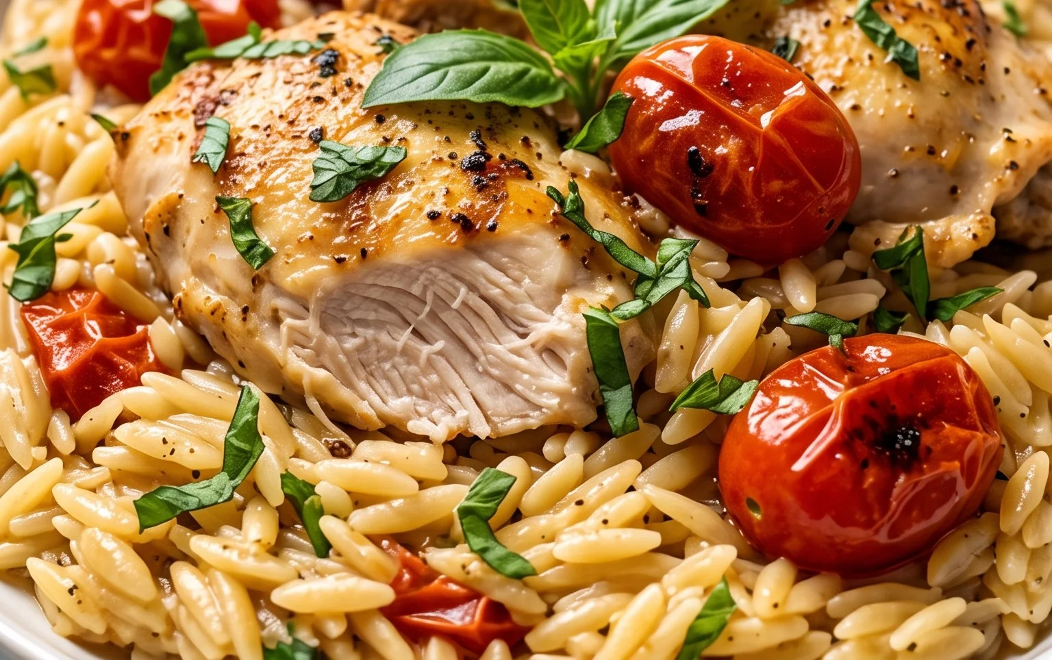 Chicken Orzo (30-Minutes, One-Pan)