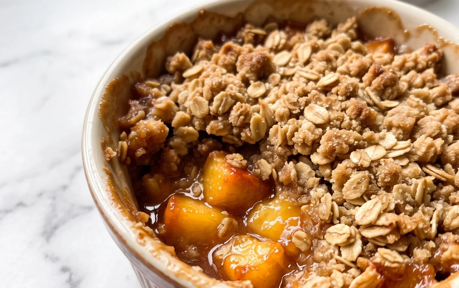 Fresh Peach Crisp Recipe
