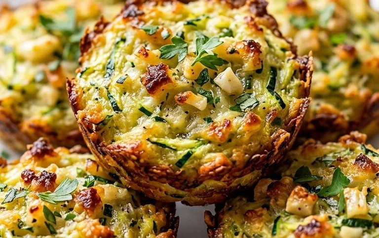 Zucchini Garlic Bites