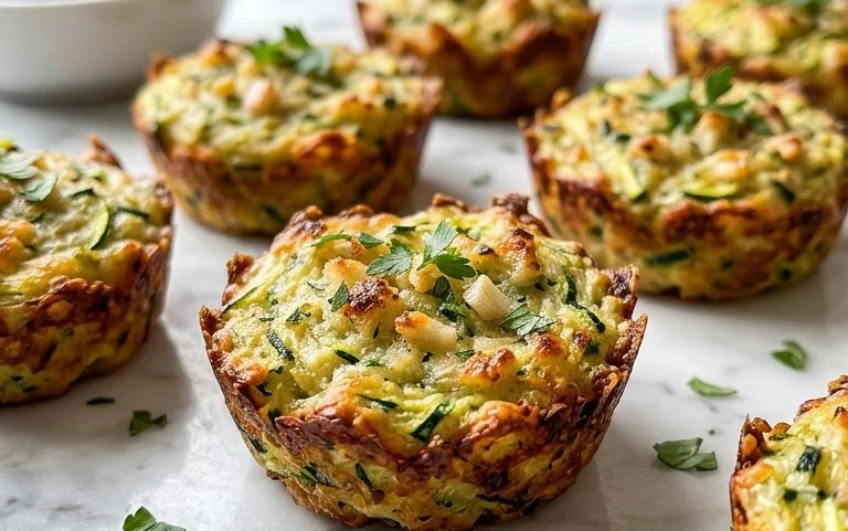 Zucchini Garlic Bites