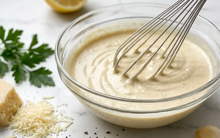 Caesar Salad Dressing (Classic, Creamy & 5 Minutes) 🥗