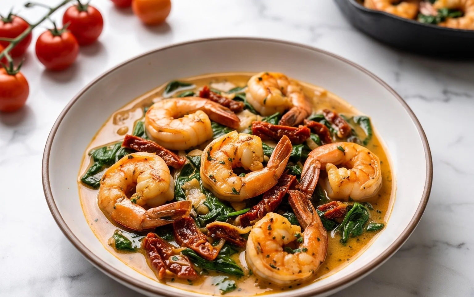 Tuscan Shrimp (One-Pan, 30-Minute Dinner)