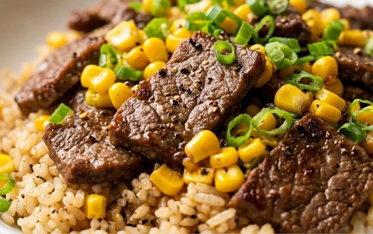 Beef Pepper Rice Bowl is a delicious meal option.