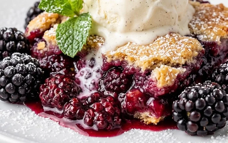 The Pioneer Women's Blackberry Cobbler