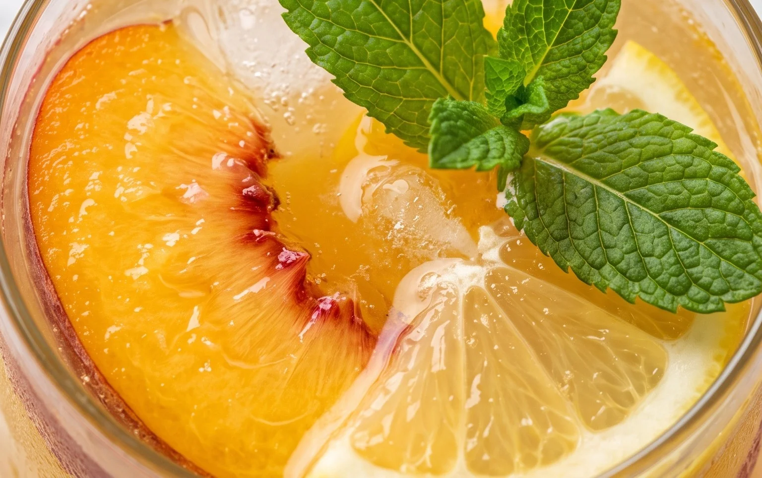 Refreshing Peach Lemonade
