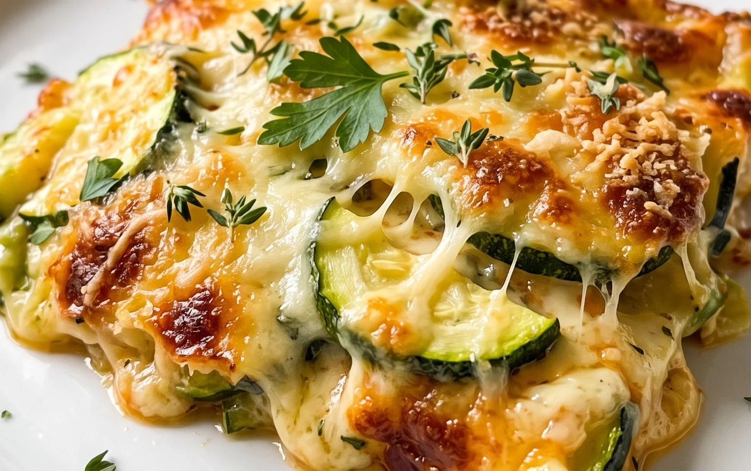Baked Zucchini and Cheese