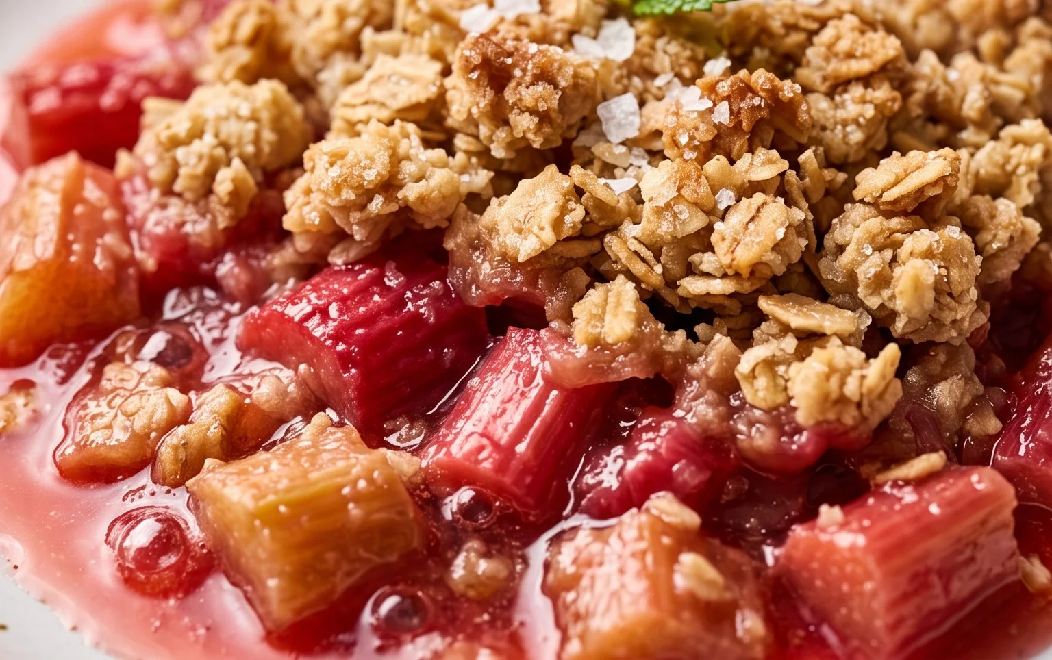 Easy Rhubarb Crisp