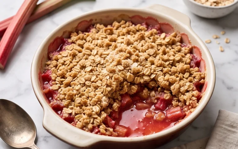 Easy Rhubarb Crisp