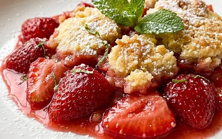 Strawberry Cobbler