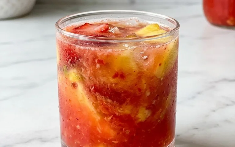 Pineapple Strawberry Agua Fresca