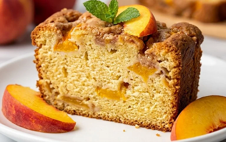 Peach Cobbler Pound Cake